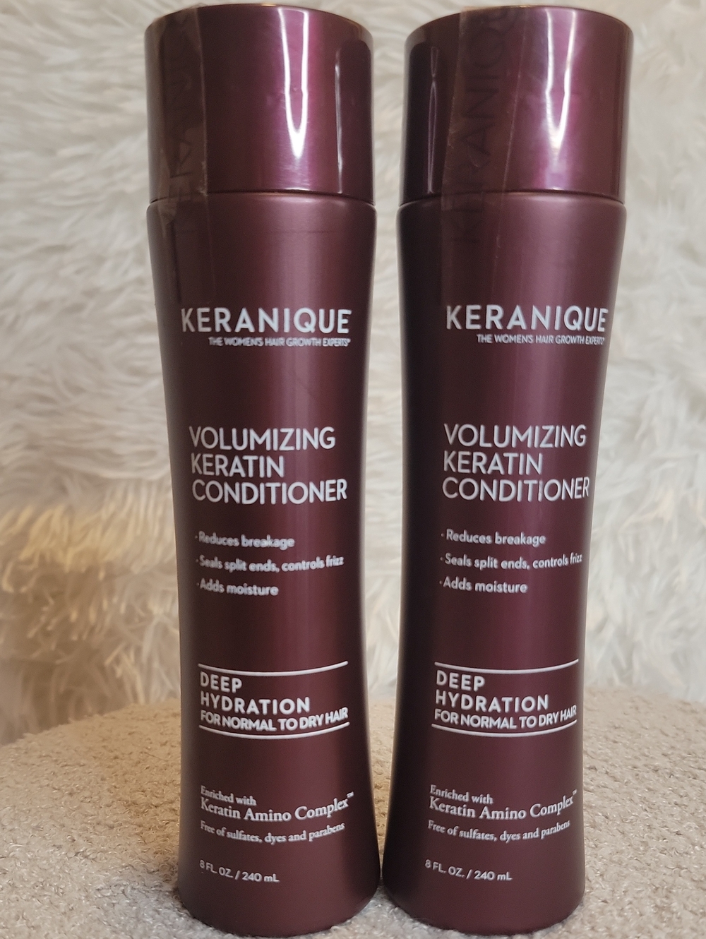 ✨️Keranique✨️Volumizing Keratin Conditioner - Deep Hydration. Set of (2). NEW